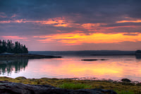 Sunrise at Cobcook Bay, Maine