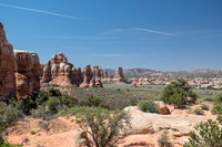 View of "Chesler Park" Canyonland NP