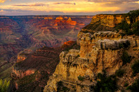 Dusk from the South Rim, Grand Canyon NP Arizona