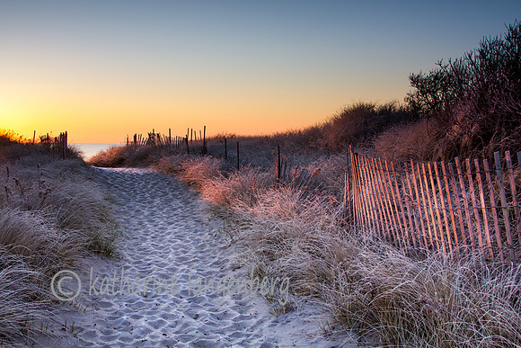 Frosty Sunrise, Plum Island, Massachusetts