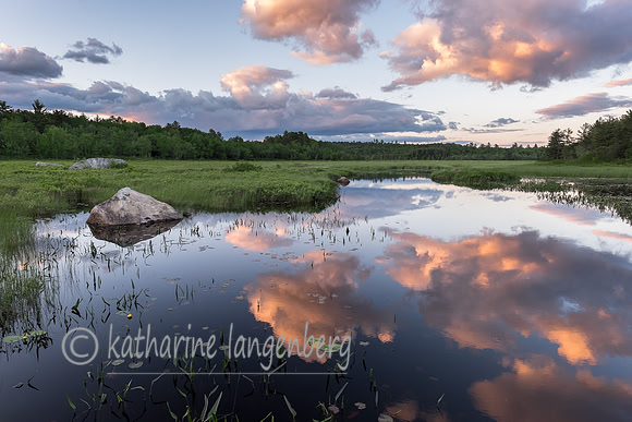 Baxter State Park evening reflections, Maine