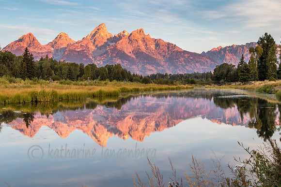 Schwabacher Landing, view of the Grand Tetons, Wyoming