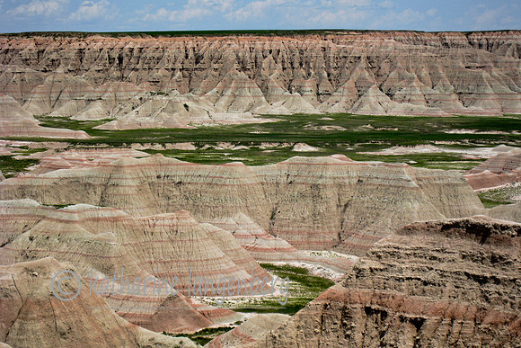 Spring greens, Badlands National Park, South Dakota