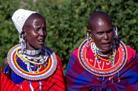 Two Maasai women.