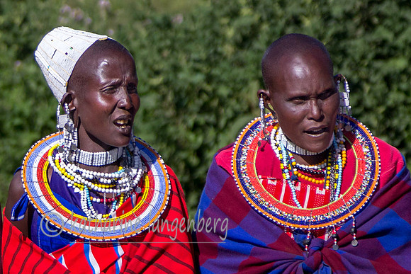 Two Maasai women.