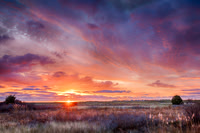 Sunrise at Salisbury beach marsh,MA