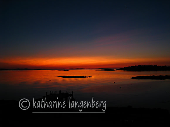 Morning breaks - Isle au Haute, Maine