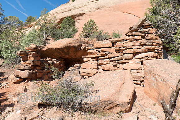 Historic cave dwelling structures