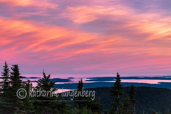 Sunset  from Cadillac Mountain
