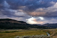 Lamar Valley, stormy dawn