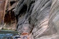 Textured canyon wall