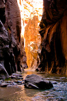 Zion slot canyon