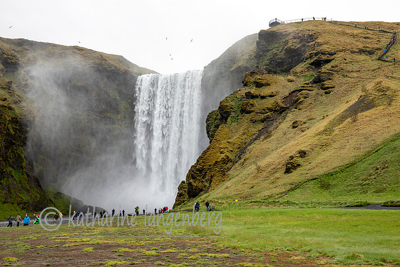 Skogafoss, 197 feet high and 82 feet wide
