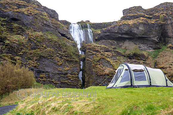 Gljufrabuifoss, a partially hidden waterfall