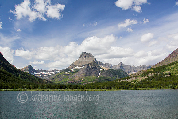 Mt Willard and Swiftcurrant Lake, Glacier National Park, MT