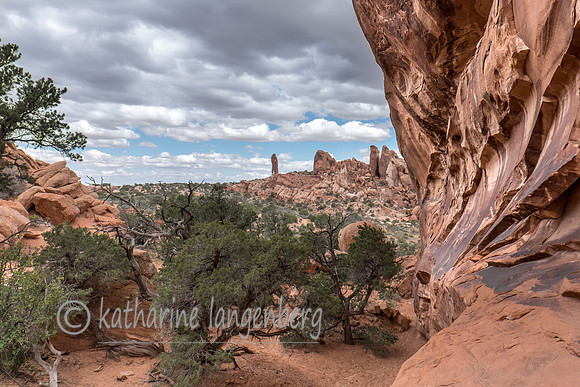 Other side of Double O Arch