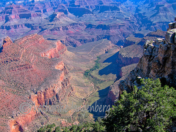 into the canyon, Bright Angel Trail, Grand Canyon NP Arizona