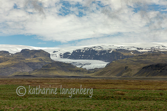 glacier viewed from the Ring Road