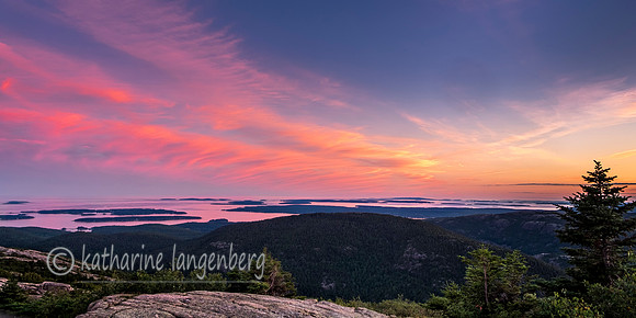 Sunset on Cadillac Mountain, ANP