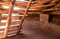 Inside  the Three Kiva Pueblo