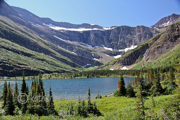 lakes and glaciers, Glacier National Park, MT