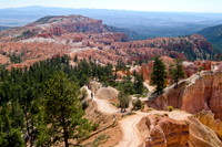 trails into the "canyon"