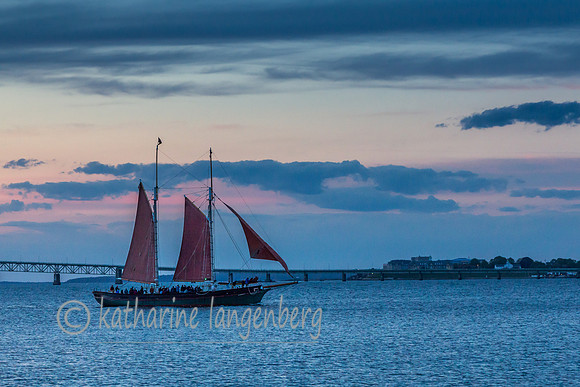 Sunset, Narragansett Bay, Rhode Island