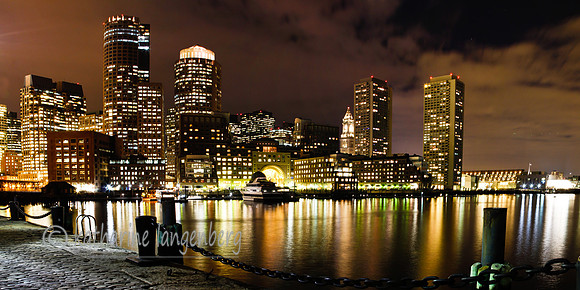 Boston Harbor reflections, Massachusetts