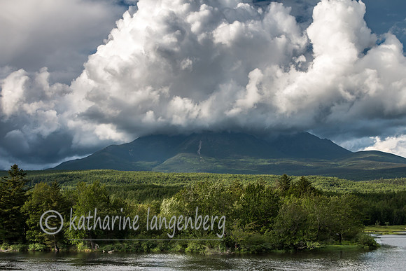 Clouds over Mt.. Katahdin, Maine