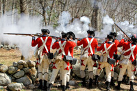 British re-enactment at Hartwell Tavern, Lexington Ma